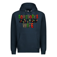 Navy Somebody's Jolly Ass Wife Premium Hoodie - FaDigitalArtStudio