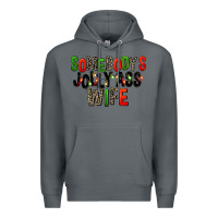 Rock Somebody's Jolly Ass Wife Premium Hoodie - FaDigitalArtStudio