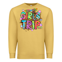 Antique Gold girls trip 2024 Premium Sweatshirt - RanaPortraitStore