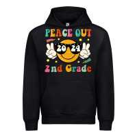 Black peace out 2024 2nd grade Urban Hoodie - JahusDesignShop