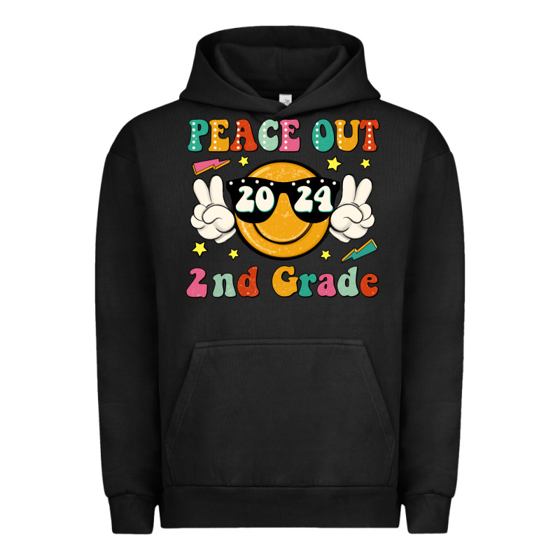 Peace Out 2024 2nd Grade Urban Hoodie by JahusDesignShop | Teevron
