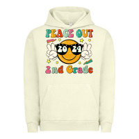 Pigment Pistachio peace out 2024 2nd grade Urban Hoodie - JahusDesignShop