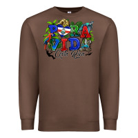 Chestnut pura vida costa rica rana Premium Sweatshirt - RanaPortraitStore