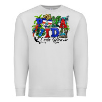 Dove Grey pura vida costa rica rana Premium Sweatshirt - RanaPortraitStore