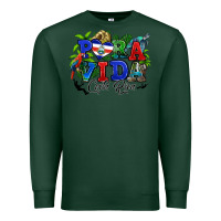 Sports Green pura vida costa rica rana Premium Sweatshirt - RanaPortraitStore