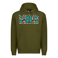Army Green western cowhide mama 16oz libbey glass Premium Hoodie - HRA Design Shop