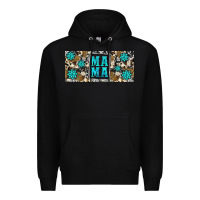 Black western cowhide mama 16oz libbey glass Premium Hoodie - HRA Design Shop