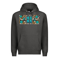 Charcoal Heather western cowhide mama 16oz libbey glass Premium Hoodie - HRA Design Shop