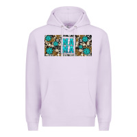 Lilac western cowhide mama 16oz libbey glass Premium Hoodie - HRA Design Shop