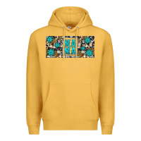 Mustard western cowhide mama 16oz libbey glass Premium Hoodie - HRA Design Shop