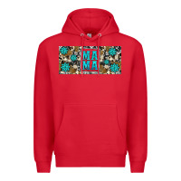 Red western cowhide mama 16oz libbey glass Premium Hoodie - HRA Design Shop
