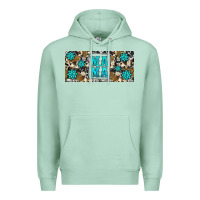 Seafoam western cowhide mama 16oz libbey glass Premium Hoodie - HRA Design Shop