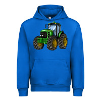 Cobalt farm tractor Urban Hoodie - AdoDesignShop