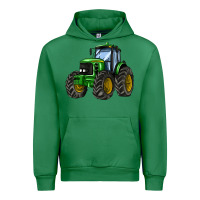 Emerald farm tractor Urban Hoodie - AdoDesignShop