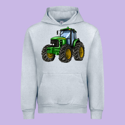 Farm Tractor Urban Hoodie Designed By Adodesignshop