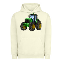 Pigment Pistachio farm tractor Urban Hoodie - AdoDesignShop