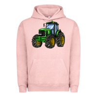 Pigment Salmon farm tractor Urban Hoodie - AdoDesignShop