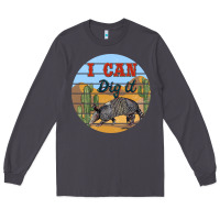 Smoke i can dig it armadillo Long Sleeve Tee - BarkalooDesign