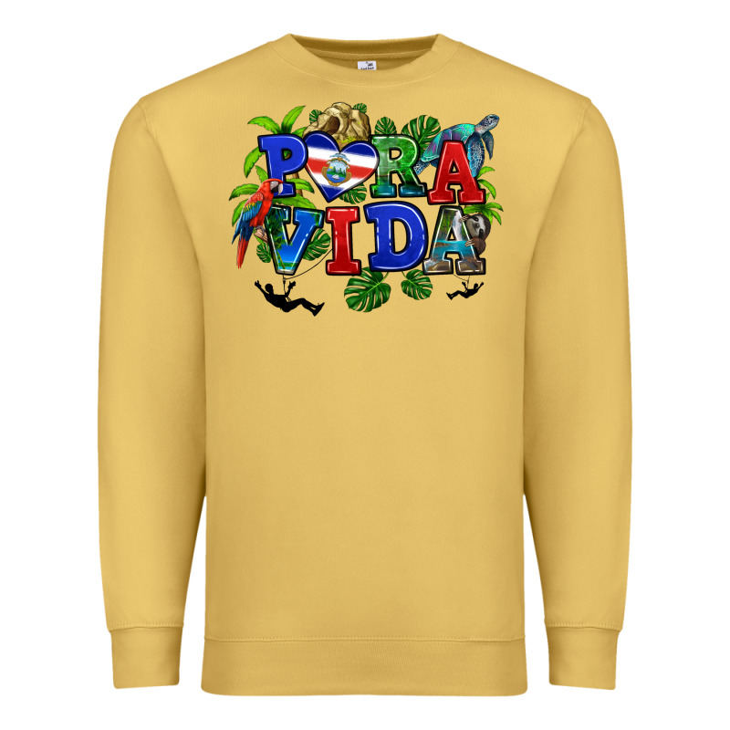 Pura Vida Costa Rica Premium Sweatshirt by RanaPortraitStore | Teevron