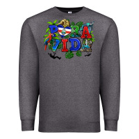 Charcoal Heather pura vida costa rica Premium Sweatshirt - RanaPortraitStore