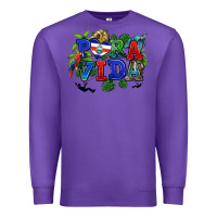 Purple pura vida costa rica Premium Sweatshirt - RanaPortraitStore