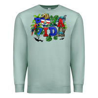 Seafoam pura vida costa rica Premium Sweatshirt - RanaPortraitStore