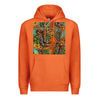 Carrot western boots and sunflowers seamless pattern Premium Hoodie - HRA Design Shop