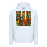 White western boots and sunflowers seamless pattern Premium Hoodie - HRA Design Shop