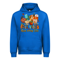 Cobalt fall vibes and that nurse life Urban Hoodie - AdoDesignShop