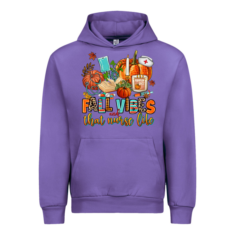 Fall Vibes And That Nurse Life Urban Hoodie by AdoDesignShop | Teevron