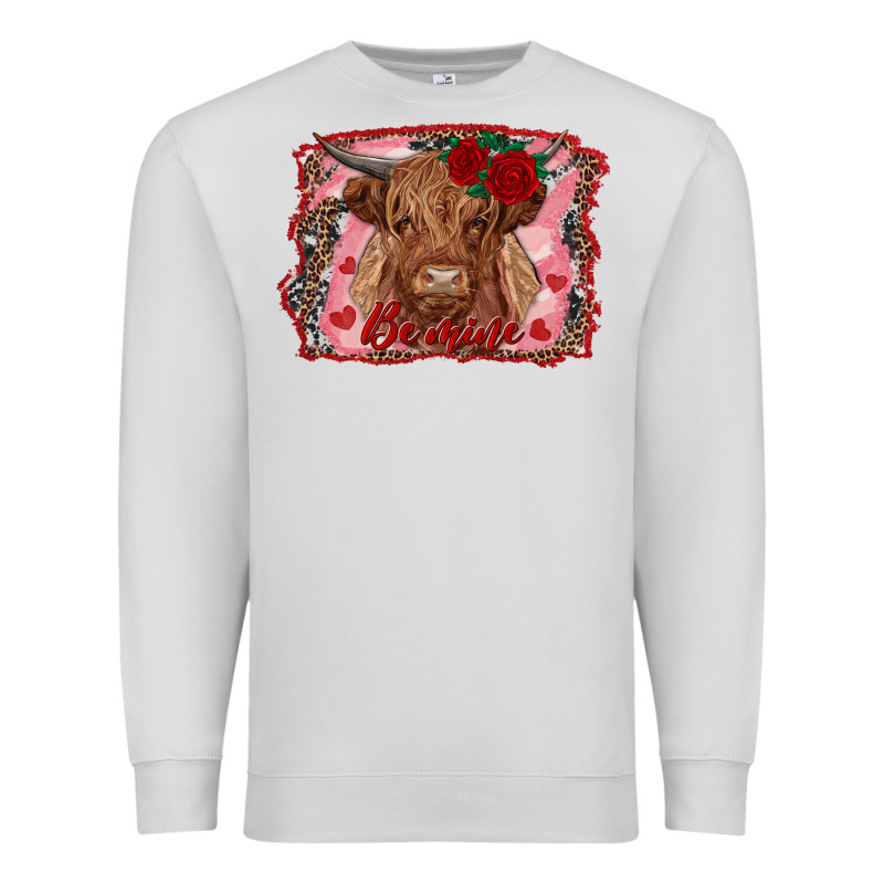 Be Mine Cow Premium Sweatshirt by RanaPortraitStore | Teevron