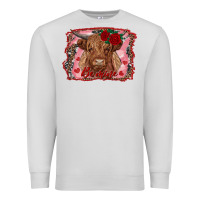 Dove Grey be mine cow Premium Sweatshirt - RanaPortraitStore