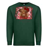 Sports Green be mine cow Premium Sweatshirt - RanaPortraitStore