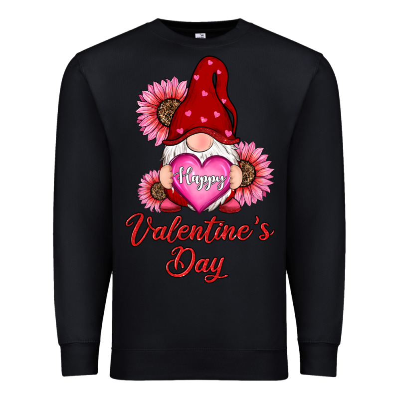 Happy Valentines Day Gnomes With Sunflower Premium Sweatshirt by RanaPortraitStore | Teevron