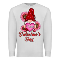 Dove Grey happy valentines day gnomes with sunflower Premium Sweatshirt - RanaPortraitStore