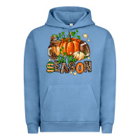 Pigment Pebble Blue fall and american football tis the season Urban Hoodie - AdoDesignShop