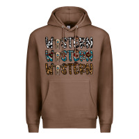 Chestnut western western western Premium Hoodie - CowhideDigitalArt