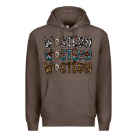 Coffee western western western Premium Hoodie - CowhideDigitalArt