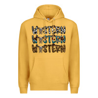 Mustard western western western Premium Hoodie - CowhideDigitalArt