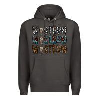 Smoke western western western Premium Hoodie - CowhideDigitalArt