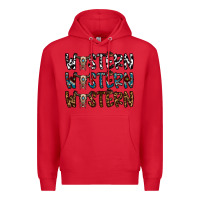 Red western western western Premium Hoodie - CowhideDigitalArt