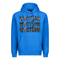 True Royal western western western Premium Hoodie - CowhideDigitalArt