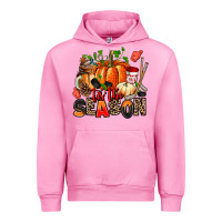 Fuchsia Pink fall and  hockey  tis the season Urban Hoodie - AdoDesignShop