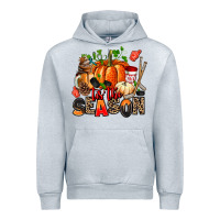 Heather Grey fall and  hockey  tis the season Urban Hoodie - AdoDesignShop