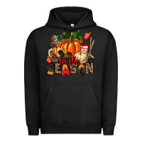 Pigment Black fall and  hockey  tis the season Urban Hoodie - AdoDesignShop