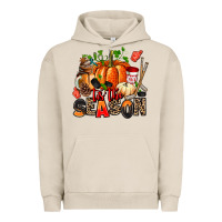 Pigment French Oak fall and  hockey  tis the season Urban Hoodie - AdoDesignShop