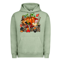 Pigment Oil Green fall and  hockey  tis the season Urban Hoodie - AdoDesignShop