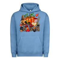 Pigment Pebble Blue fall and  hockey  tis the season Urban Hoodie - AdoDesignShop