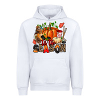 White fall and  hockey  tis the season Urban Hoodie - AdoDesignShop