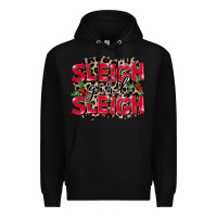 Black Sleigh Girl Sleigh Premium Hoodie - FaDigitalArtStudio